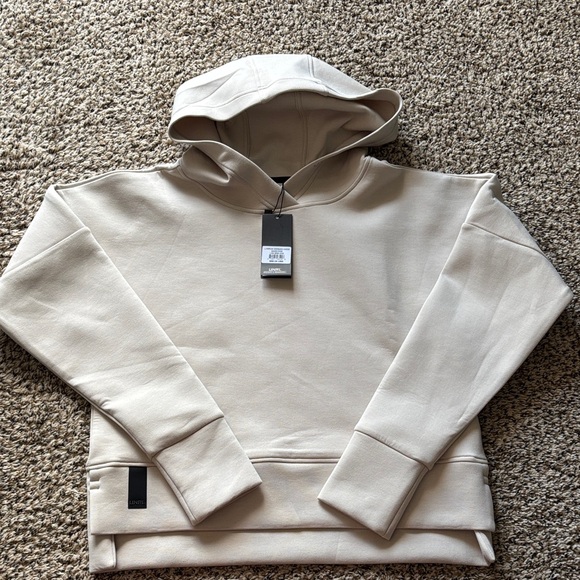 Unrl Tops - Cream Hoodie Sweatshirt